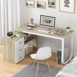 Home Office Computer Desk Corner Desk with 3 Drawers