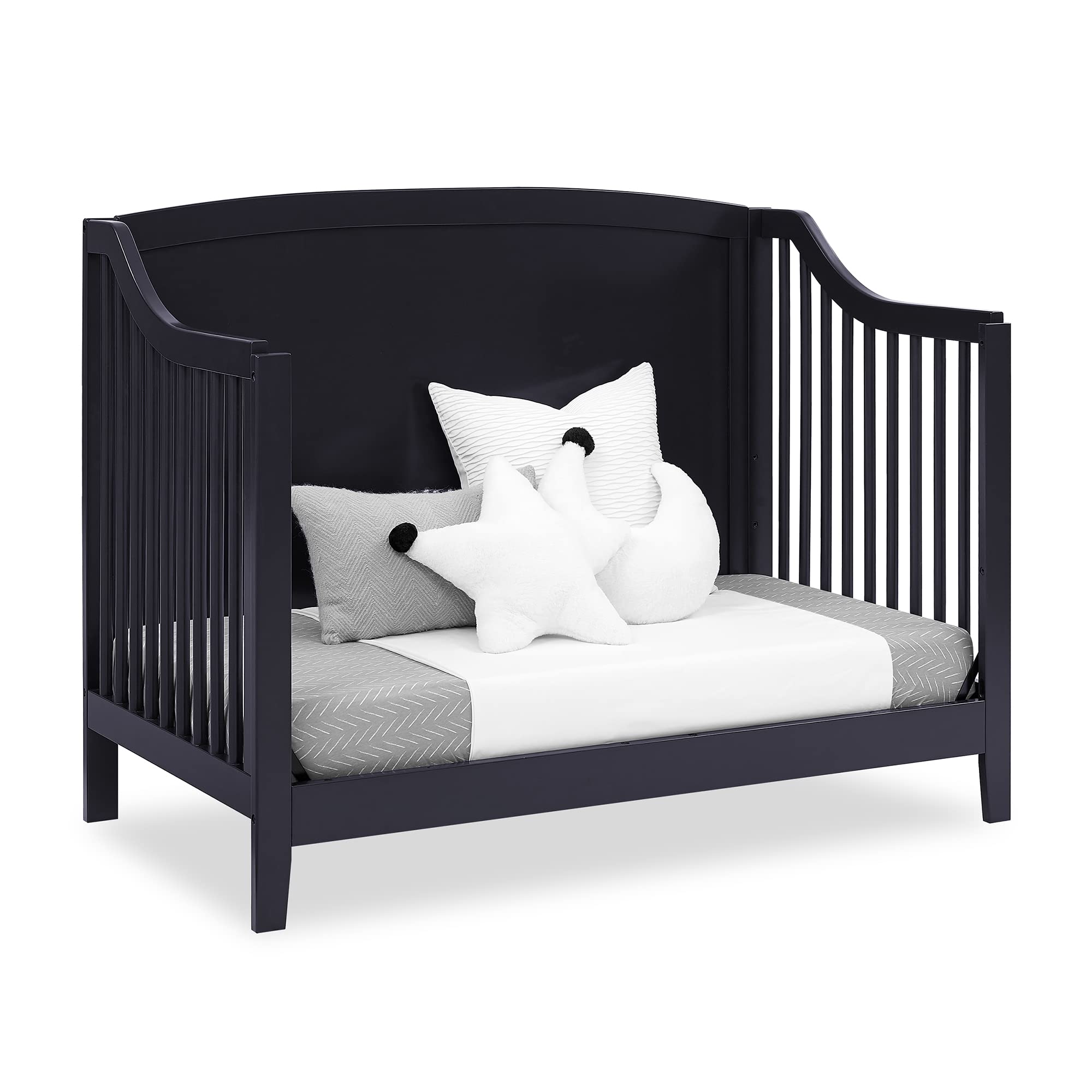 Campbell 6-in-1 Convertible Crib - Greenguard Gold Certified, Midnight Grey