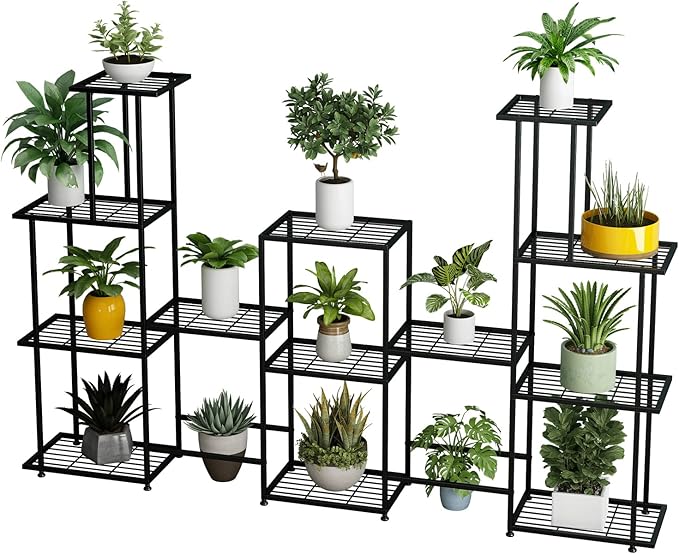 Metal Plant Stand, 5 Tiers Multifunctional Plant Stands for Indoor Plants