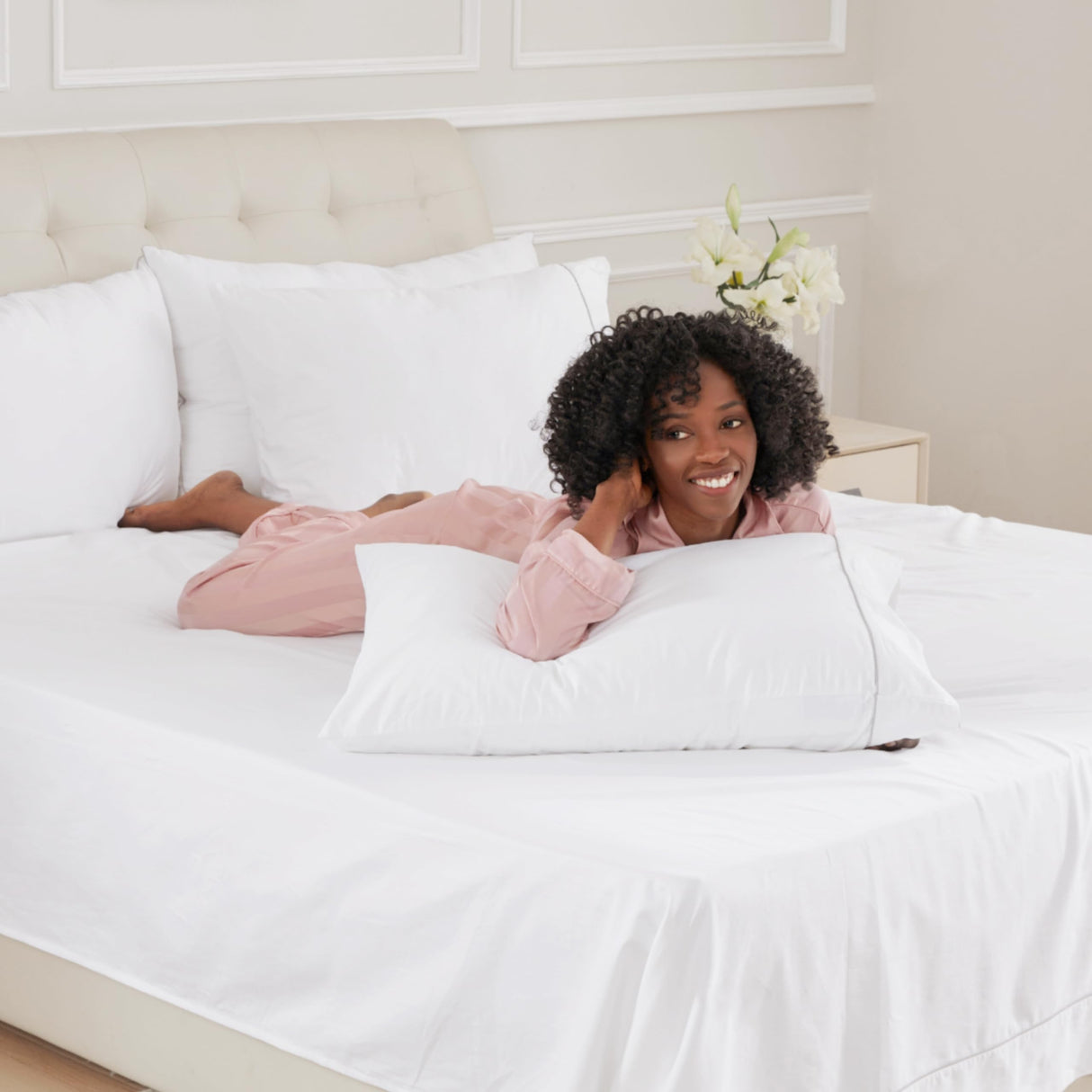4 Piece Queen Sheets Deep Pocket, 100% Cotton Sheet Set, 22" Extra Deep Pocket Queen