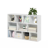 Luder Bookcase / Book / Storage , 11-Cube, White