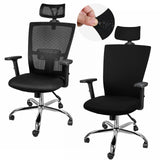 3 Pieces Office Chair Cover Rolling Desk Chair Cover Gaming Chair Covers Stretch Washable Computer