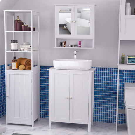 Mirror Cabinet, Bathroom Wall Storage Cabinet, Medicine Cabinet with Adjustable Shelf,