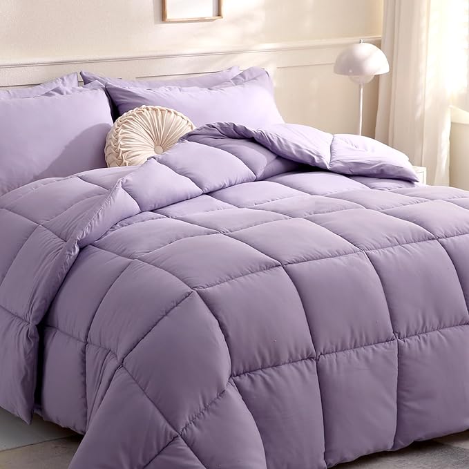 Comforters Oversize King Size, White All Season Duvet, Lightweight Quilt