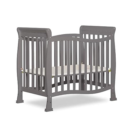 Violet 4-In-1 Convertible Mini Crib In Espresso, Greenguard Gold Certified, JPMA Certified