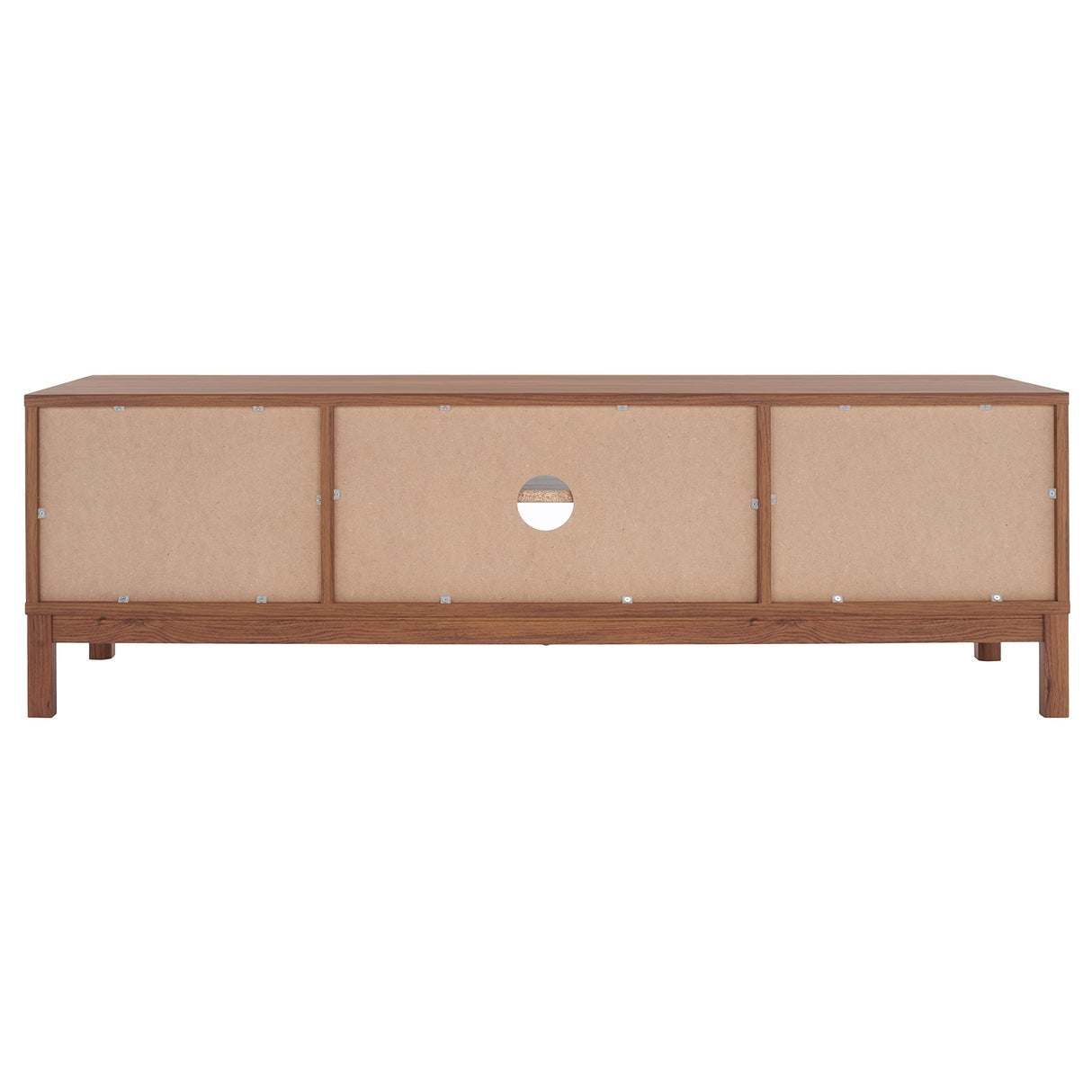 Safavieh Home Collection MED9612 Media Stand, Walnut/Gold