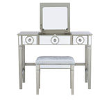 Home Décor Vanity Set Silver