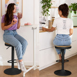 Bar Stools Set of 2 Barstools Counter Height Bar Stools Adjustable Swivel Kitchen Island