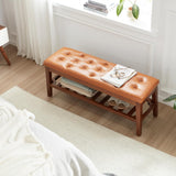 Upholstered Shoe Bench Entryway Bench for Bedroom, End of Bed