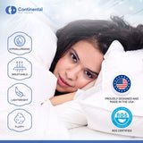 Serenity 700 Fill Power White Goose Down European Comforter - Hypoallergenic Fluffy, Lightweight Blanket Bedding - Made in The USA - King Size 102 x 86 Inches (Summer Weight, King)