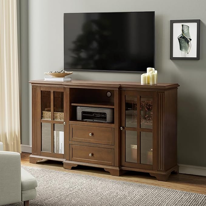 Sideboard Storage Cabinet, Farmhouse Sideboard, Traditional 58'' Sideboard, Sideboard