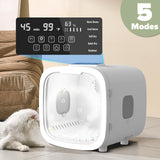52L Automatic Pet Dryer Box - 5 Modes, Adjustable Temperature & Timer