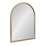 Valenti Modern Arched Wall Mirror, 24 x 32, Gold, Vibrant Decorative Mirror for Wall