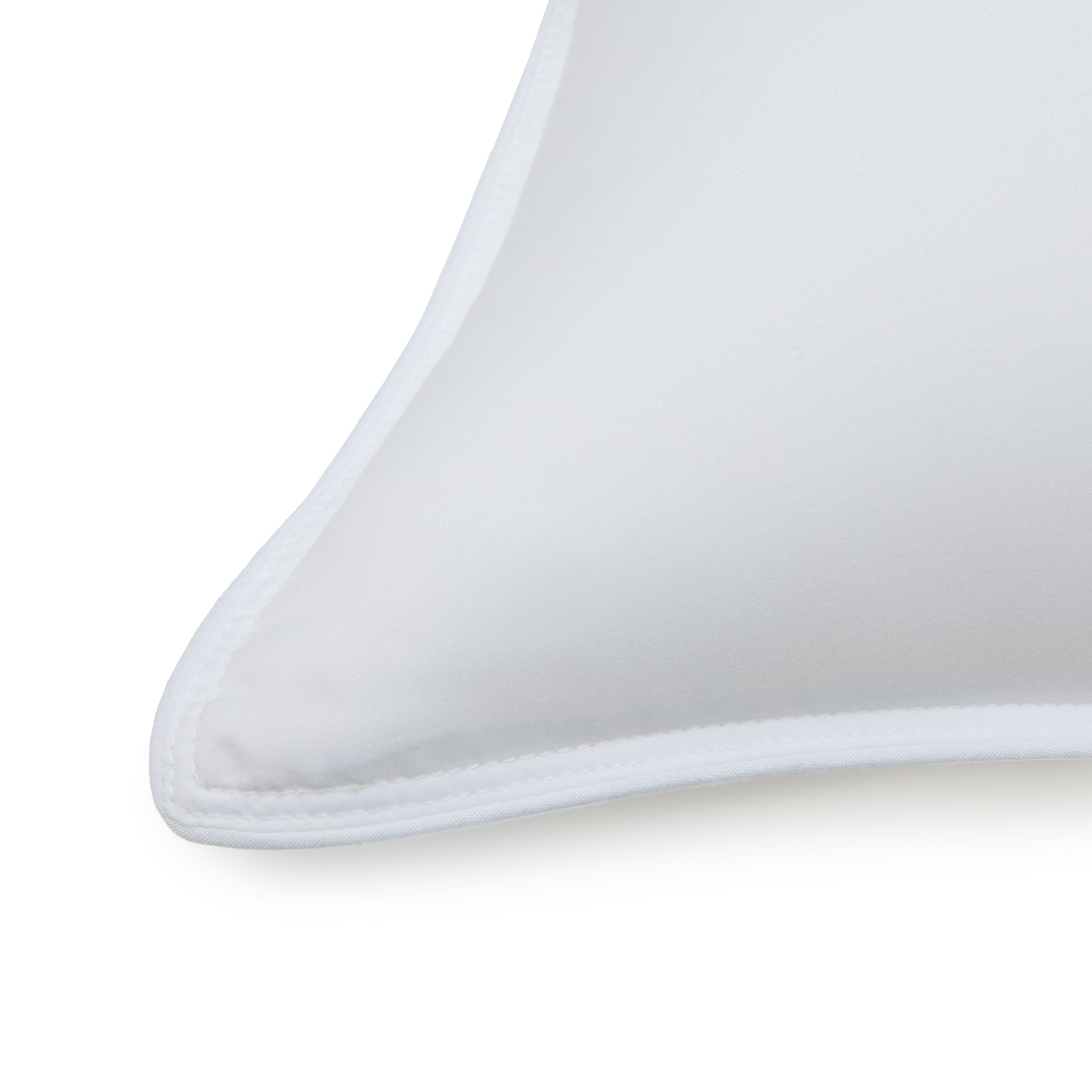 Down Alternative Bed Pillows, Medium Density For Back and Side Sleepers, King, 2-