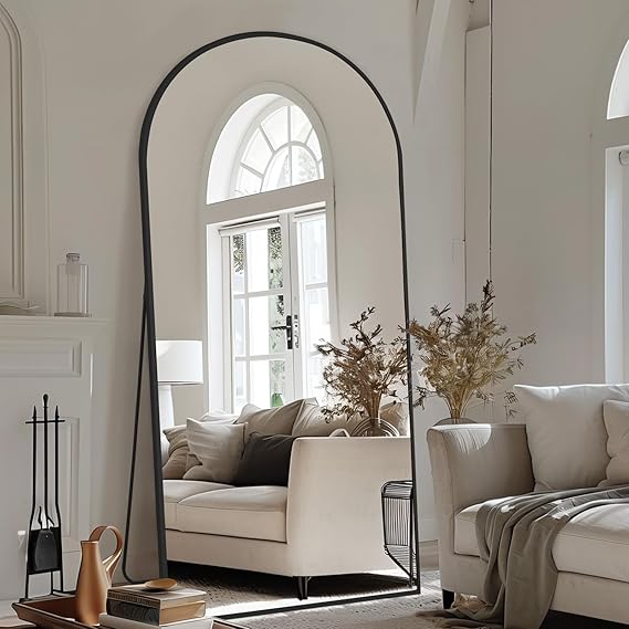 Mirror Full Length, Gold Arched Full Length Mirror