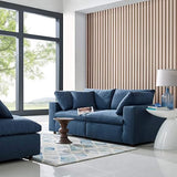 Commix Down-Filled Overstuffed Upholstered Loveseat