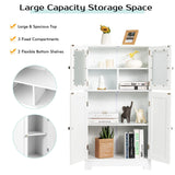 Bathroom Storage Cabinet with Adjustable Shelf, Bathroom Cabinets Freestanding