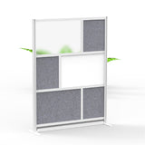 Modular Wall | Room Divider with Whiteboard, Sound Dampening, & Frosted Acrylic Panels