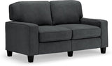 Palisades 61" Track Arm Sofa, Easy Care Polyester, Soft Pillow Back, Pocket Coil Seat