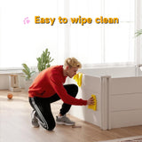 Whelping Box with Pig Rails - 48x48x18 Inch for Small to Large Breed Dogs