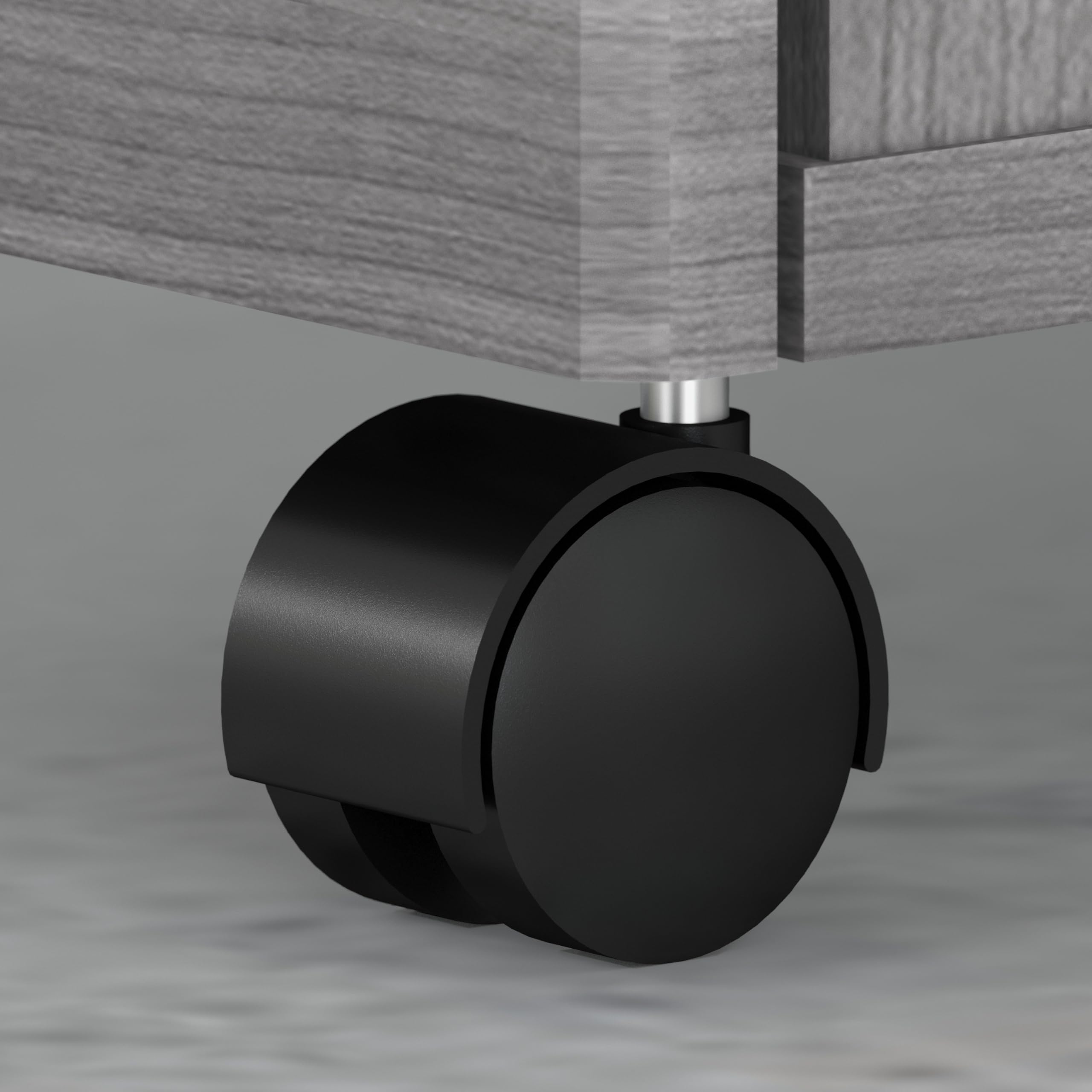 Studio C 72W x 30D L Shaped Desk with 42W Return in Platinum Gray