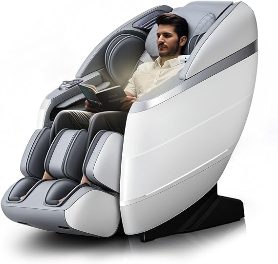 4D Massage Chair Full Body, 166° Flexible Track, 18 Modes Massage