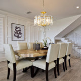 Modern Crystal Chandelier Light Fixtures Gold Mini Crystal Chandeliers Ceiling Light