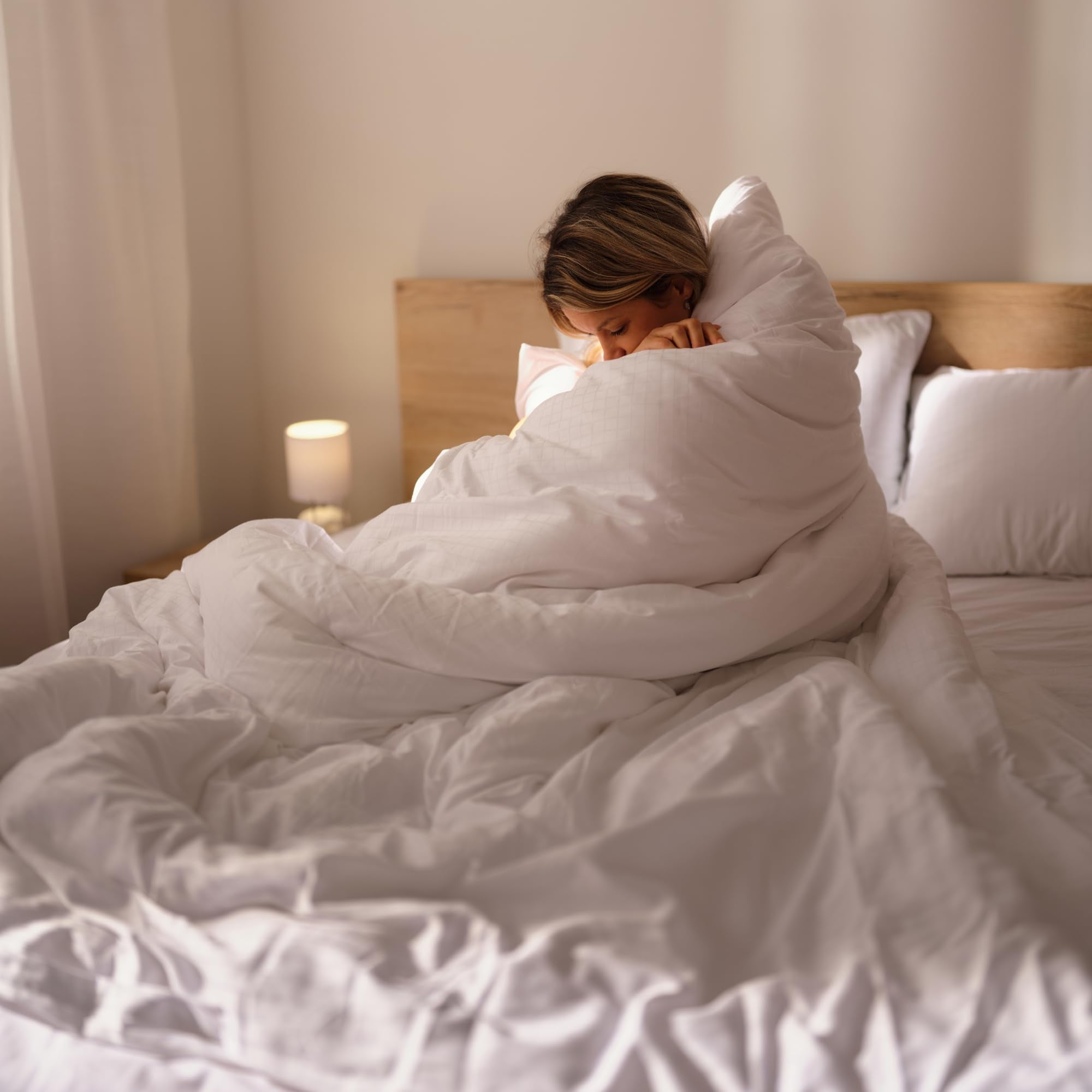Canadian Goose Down Duvet - Ultra-Soft, Breathable, Fluffy, Baffle-Box Design