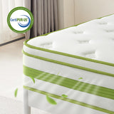 12 Inch Full Mattress, Hybrid Mattress in a Box, Gel Memory Foam and Pocket Springs