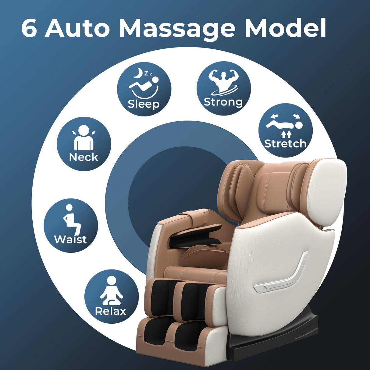 2024 Massage Chair, Full Body Zero Gravity Massage Chair