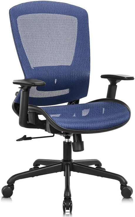 Mesh Office Chair,Ergonomic Computer Desk Chair,Sturdy Task Chair- Adjustable Lumbar