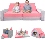 15pcs Modular Kids Play Couch, Kids Couch for Toddler & Children, Toddler Couch,