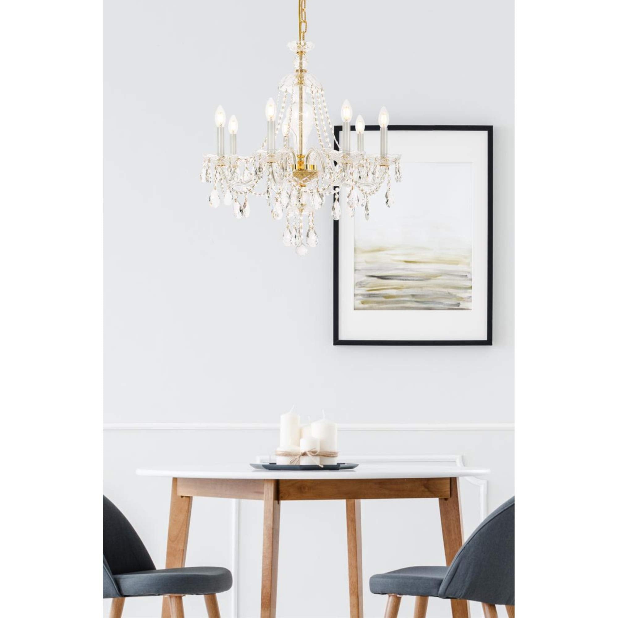 7829D26G/Rc Royal Cut Alexandria 7-Light, Single-Tier Chandelier