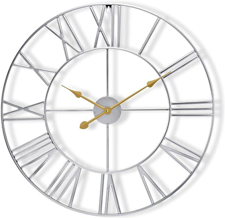 Large Wall Clock for Living Room Decor, (60CM) 24 Inch Wall Clock Decorative,