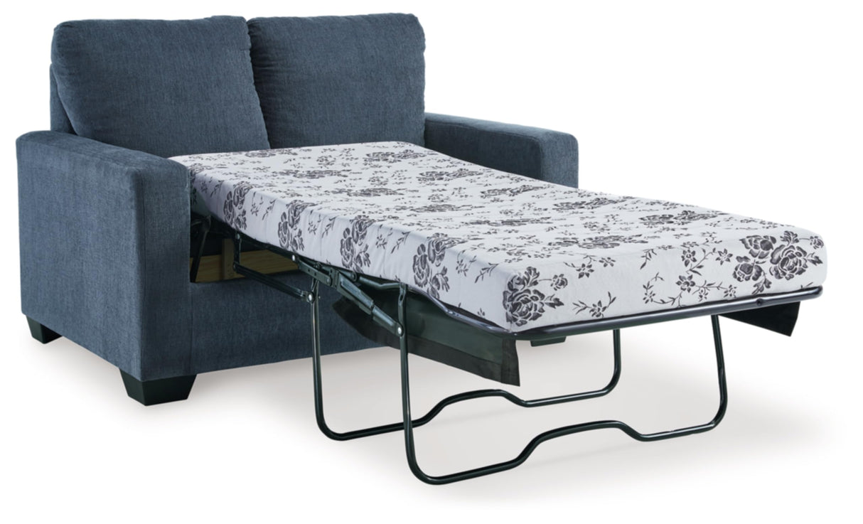 Rannis Sofa Sleeper Sofabed, 54"W x 40"D x 39"H, Blue