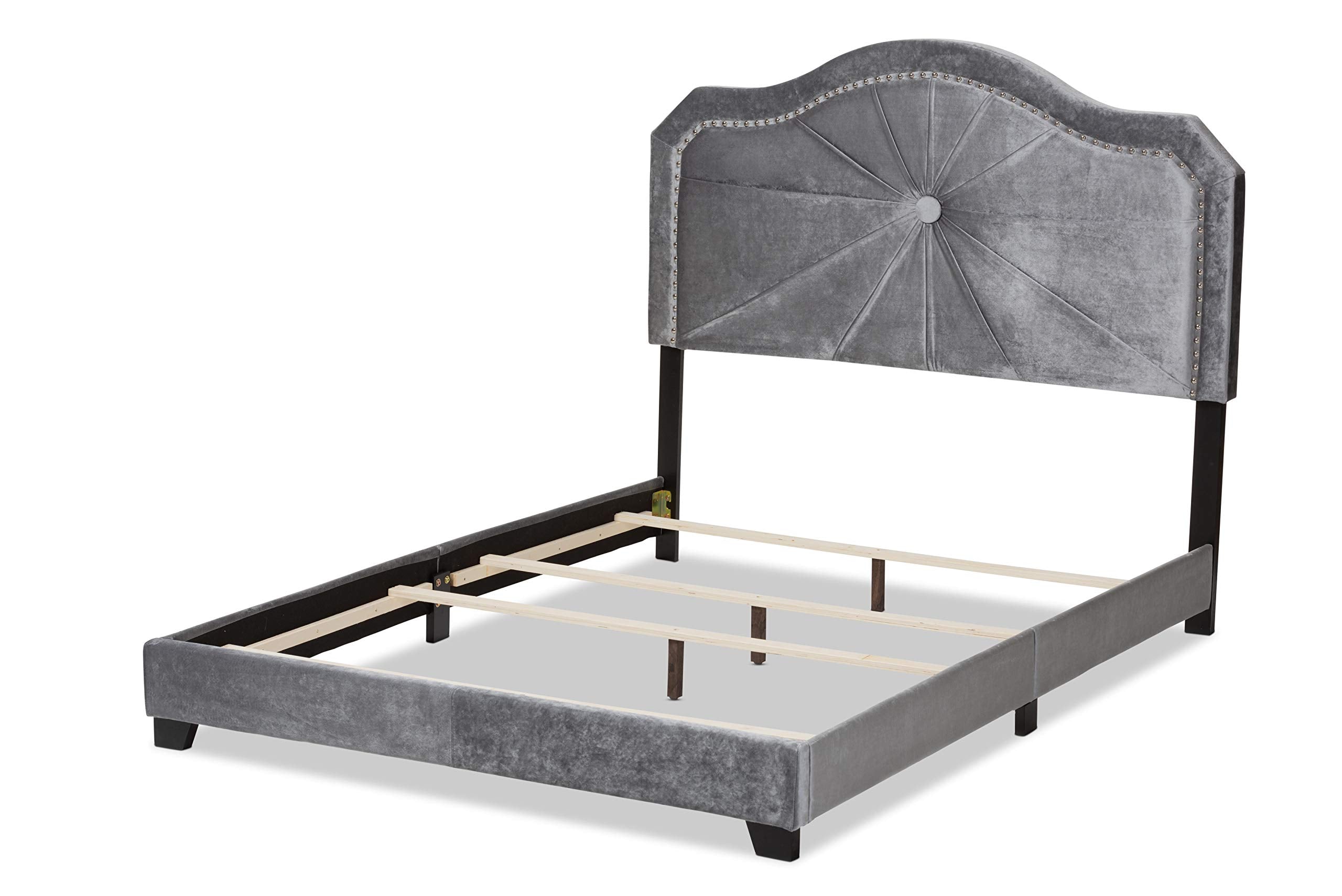 Beds (Box Spring Required), King, Gray