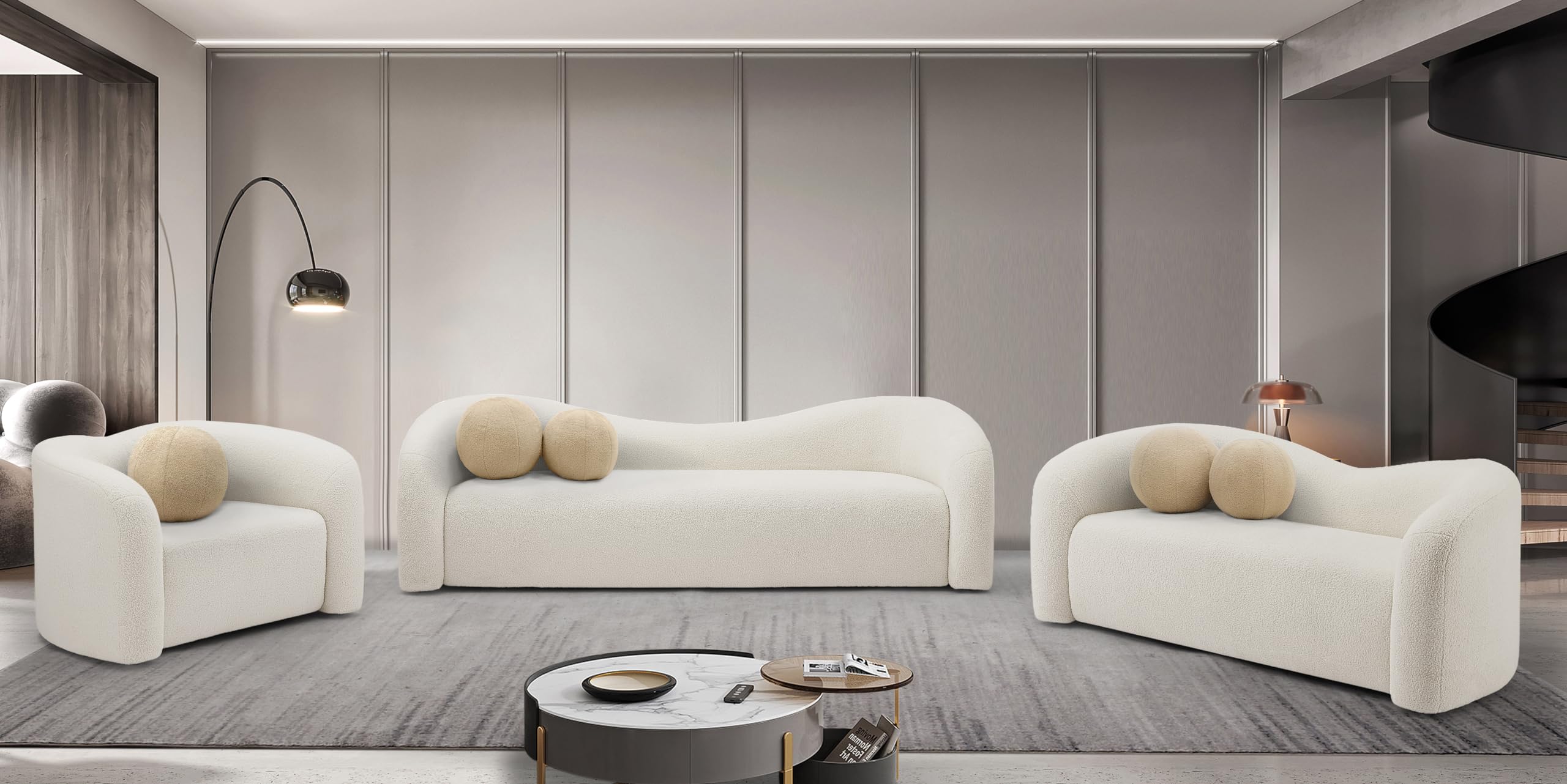 186Cream-S Kali Collection Modern | Contemporary Sofa