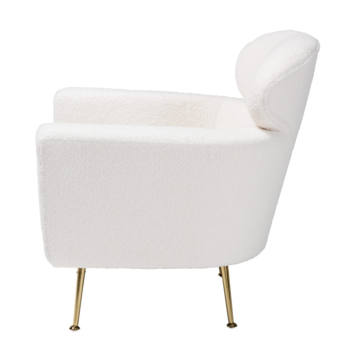 Baxton Studio Fantasia Chair, One Size, Ivory