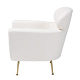 Baxton Studio Fantasia Chair, One Size, Ivory