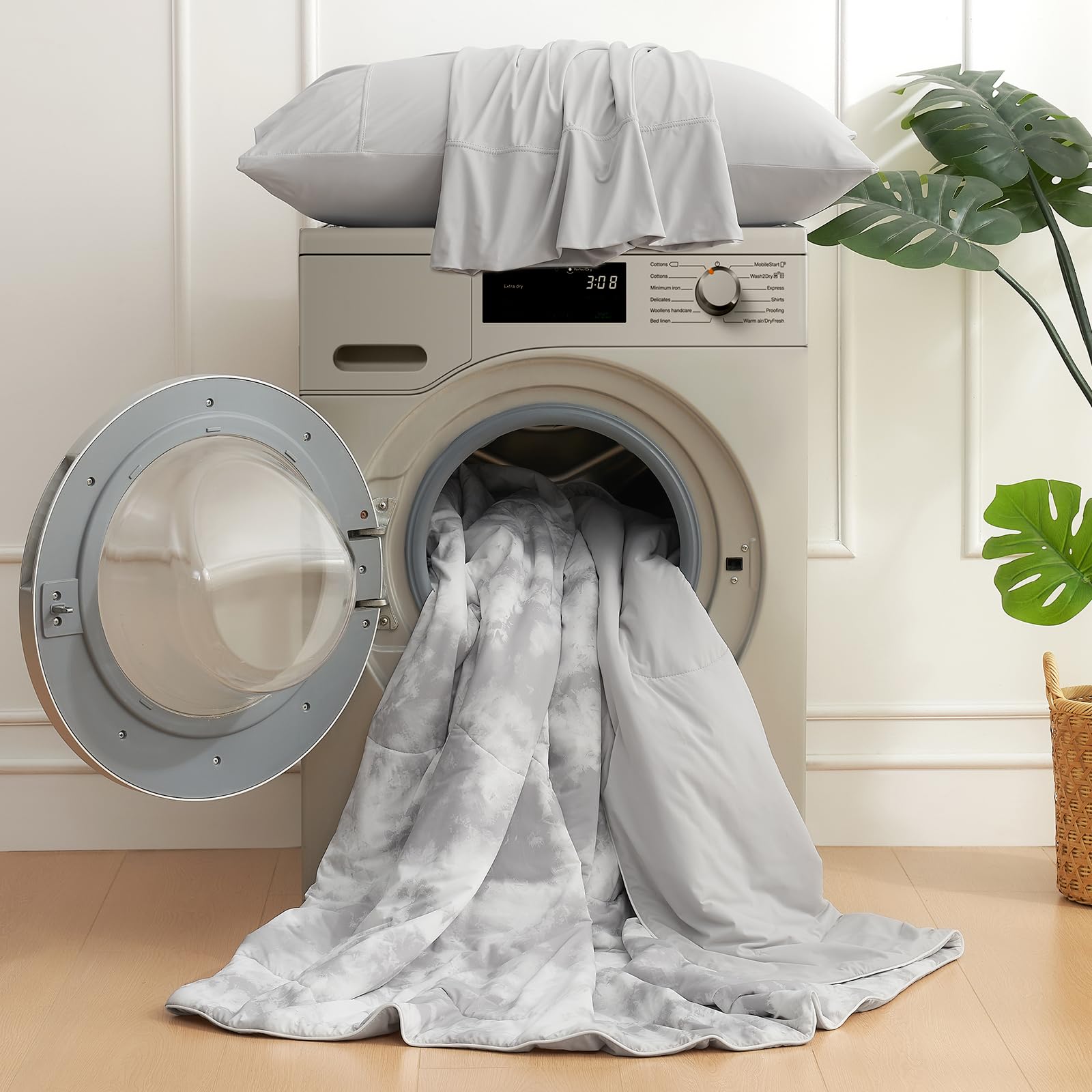 Cooling Comforter Queen Size, Cooling Blankets for Hot Sleepers and Night Sweats