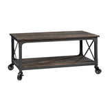 Steel River Coffee Table, Carbon Oak Finish