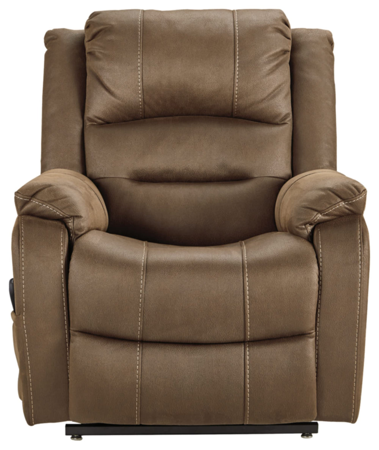 Whitehill Faux Leather Power Lift Recliner, Brown