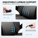 500LBS Big and Tall Office Chair with Adjustable Lumbar Support