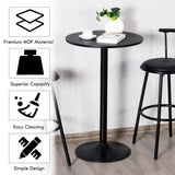 40-Inch Height Modern Style Round Top Standing Circular Cocktail Table Suitable