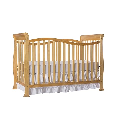 7-In-1 Convertible Life Style Crib In White, Greenguard Gold Certified, 4 Mattress Height