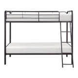 Metal Bunk Bed, Twin/Twin, Bronze