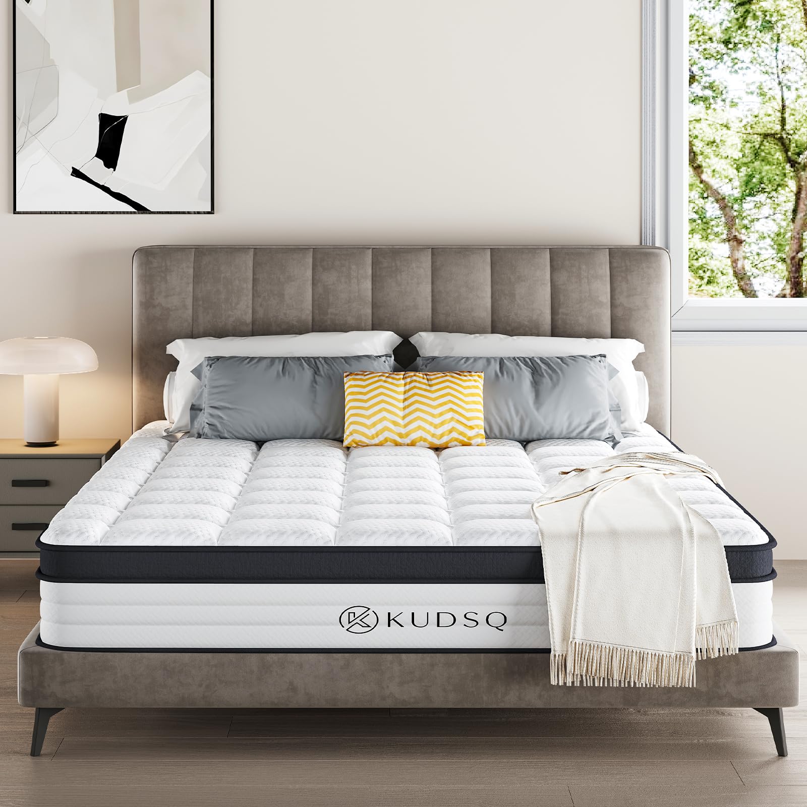 Queen Size Mattress 12 Inch, Queen Mattress in a Box