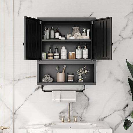 Metal Bathroom Wall Cabinet,Bathroom Medicine Cabinet, Over The Toilet Storage Cabinet