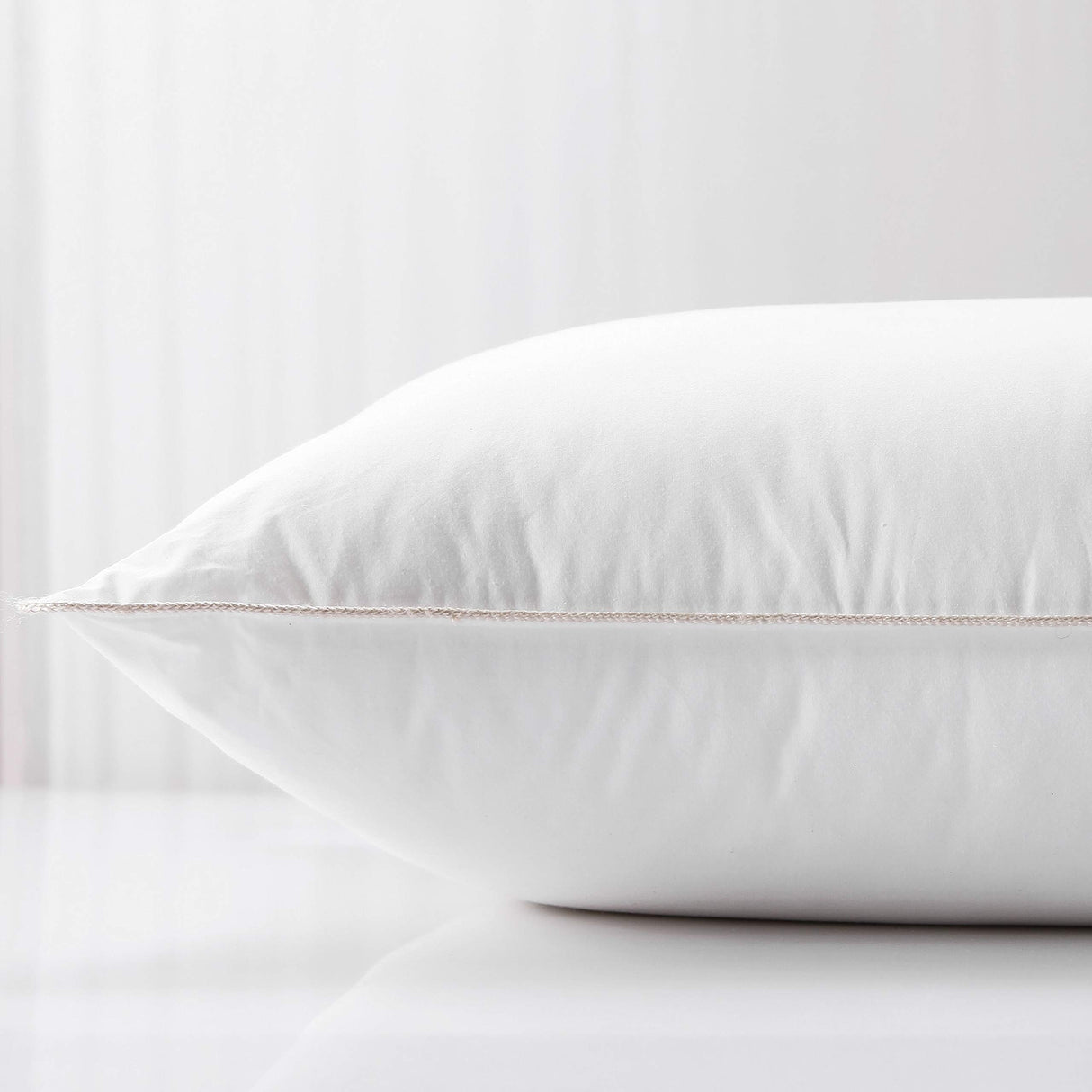 Luxurious Goose Down Pillow - 1200 Thread Count Egyptian Cotton Cover