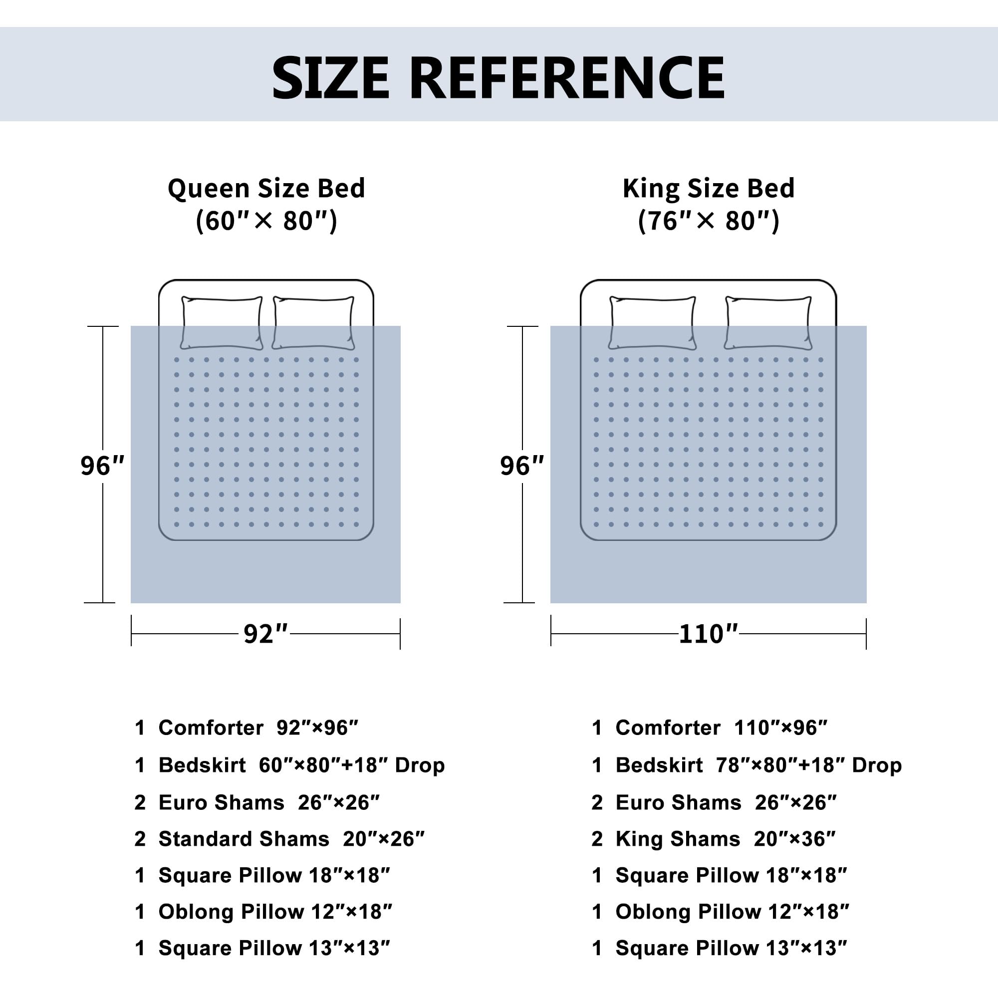 9-Piece Jacquard Comforter Set King - Classic Paisley Damask Bedding